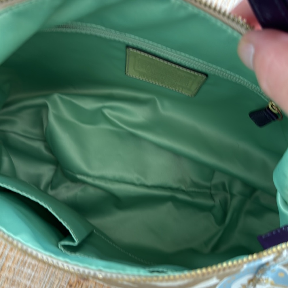 Coach Vintage Jazzy Poppy Glamour Signature Crossbody Hobo - Picture 12 of 16